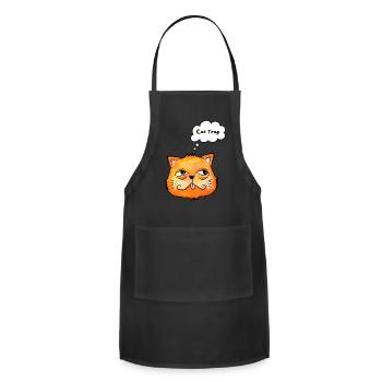 Cat Trap - Adjustable Apron - black - Front - Julia (174cm)