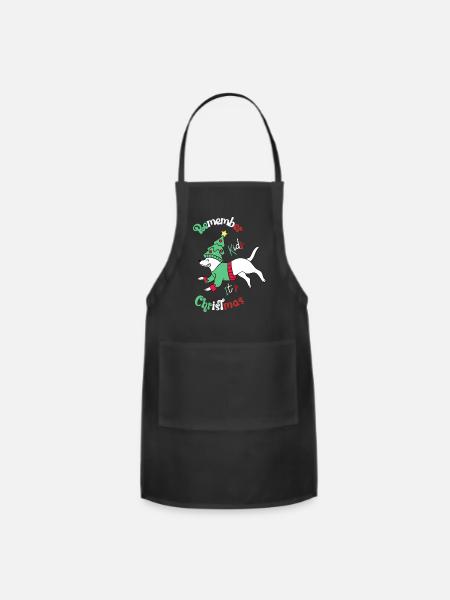 Remember Kids It s Christmas - Adjustable Apron - black