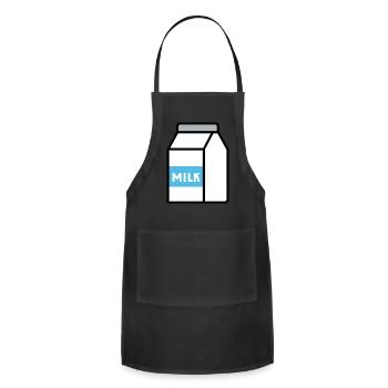 Milk - Adjustable Apron - black - Front - Julia (174cm)