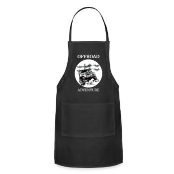 offroad adventure - Adjustable Apron - black - Front - Julia (174cm)