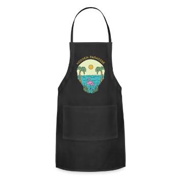 Hidden Paradise - Adjustable Apron - black - Front - Julia (174cm)