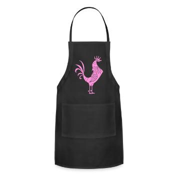 Rooster - Adjustable Apron - black - Front - Julia (174cm)