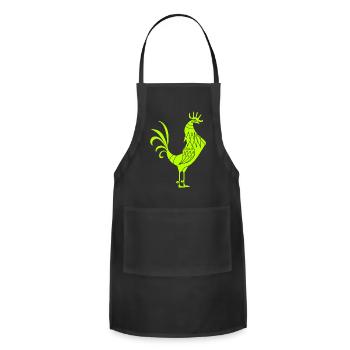 Rooster - Adjustable Apron - black - Front - Julia (174cm)