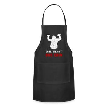 Motivational Fitness Fitness Instructor - Adjustable Apron - black - Front - Julia (174cm)