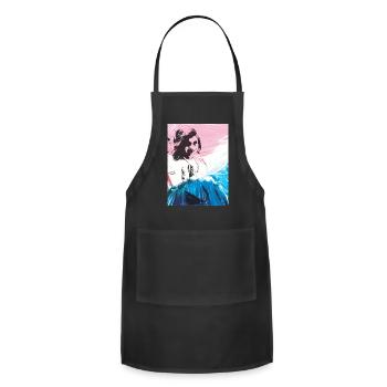 girly - Adjustable Apron - black - Front - Julia (174cm)