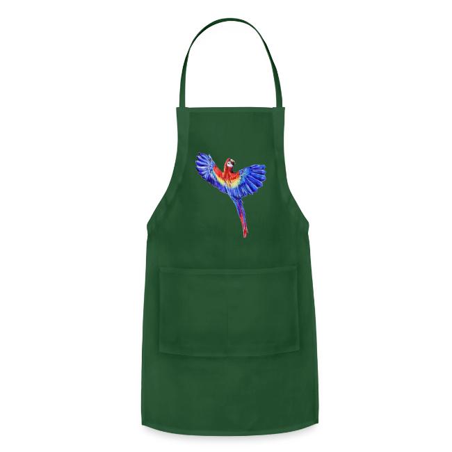 Scarlet macaw parrot