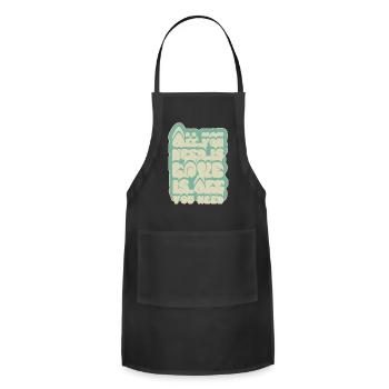 All you need is love is all you need - Adjustable Apron - black - Front - Julia (174cm)