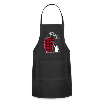 Papi Bear - Adjustable Apron - black - Front - Julia (174cm)