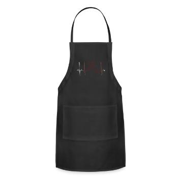 Scorpio Heartbeat - Adjustable Apron - black - Front - Julia (174cm)