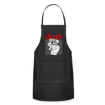 Hip Hop - Adjustable Apron - black - Front - Julia (174cm)