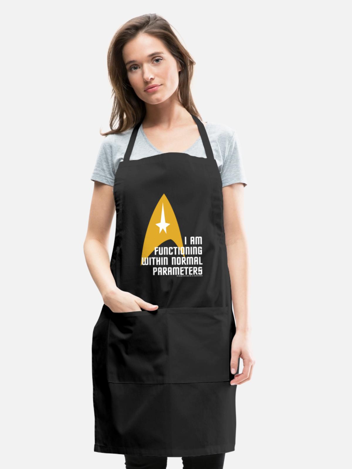 Normal Parameters - Adjustable Apron - black - Front - Julia (174cm)
