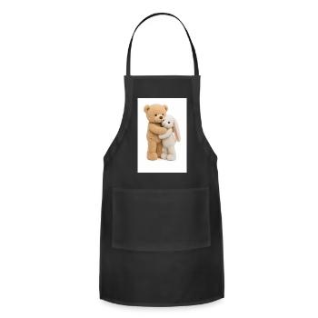 Hugging Plush Duo - Adjustable Apron - black - Front - Julia (174cm)