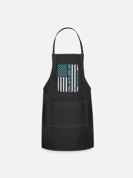 Prostate Cancer Awareness - Adjustable Apron - black