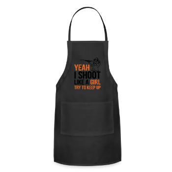 Trap shooting - Adjustable Apron - black - Front - Julia (174cm)