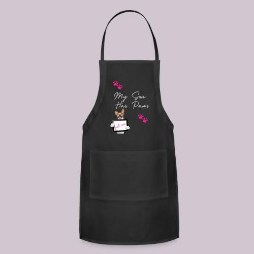 Paws gray - Adjustable Apron