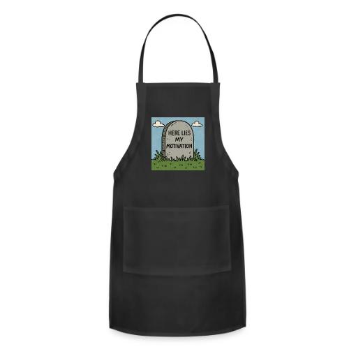 Motivations Cartoon Tombstone - Adjustable Apron