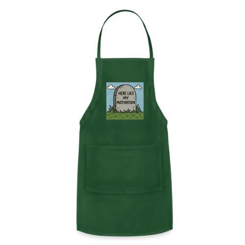 Motivations Cartoon Tombstone - Adjustable Apron