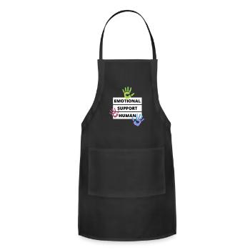 Emotional Support - Adjustable Apron - black - Front - Julia (174cm)