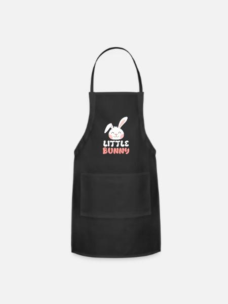 Baby Bunny Little Bunny Easter Bunny Children - Adjustable Apron - black