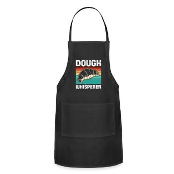 Dough Whisperer Baking Lover Baking Bakery - Adjustable Apron - black - Front - Julia (174cm)