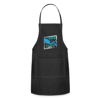 Key-West DIVE FLORIDA KEYS Divers West Keys - Adjustable Apron - black - Front - Julia (174cm)