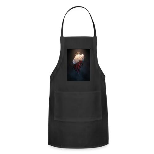Angel vs Demon Wings Dark Aesthetic Gothic T-Shirt - Adjustable Apron