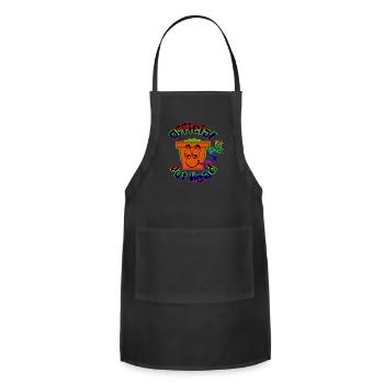 Official Pot Head - Adjustable Apron - black - Front - Julia (174cm)