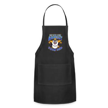 My Dad Can Arrest You Dad - Adjustable Apron - black - Front - Julia (174cm)