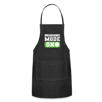Breakdance Mode On Performer Gift - Adjustable Apron - black - Front - Julia (174cm)