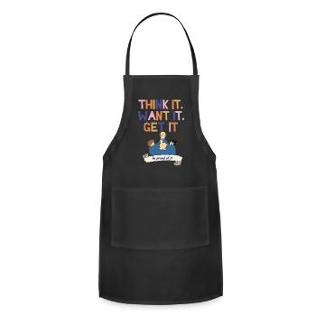 motivation - Adjustable Apron - black - Front - Julia (174cm)