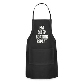 Eat Sleep Offroading Repeat for Offroading Fanatic - Adjustable Apron - black - Front - Julia (174cm)