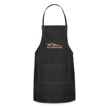 Race Car Velocity - Adjustable Apron - black - Front - Julia (174cm)