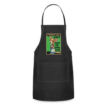 Chihuahua Logic - Adjustable Apron - black - Front - Julia (174cm)