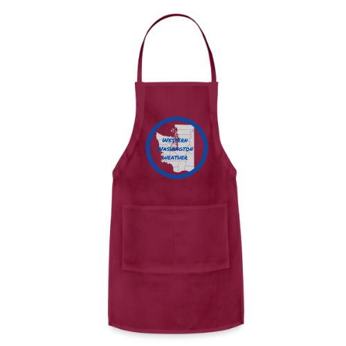 Western Washington Weather Logo - Adjustable Apron