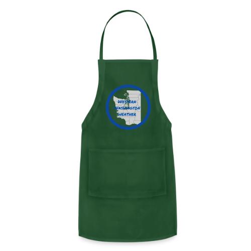 Western Washington Weather Logo - Adjustable Apron