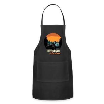Offroad adventure - Adjustable Apron - black - Front - Julia (174cm)