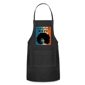Funny Dope - Adjustable Apron - black - Front - Julia (174cm)