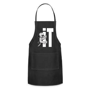Screw It - Adjustable Apron - black - Front - Julia (174cm)