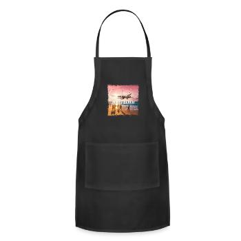 Maho Beach Thrilling Flyby - Adjustable Apron - black - Front - Julia (174cm)