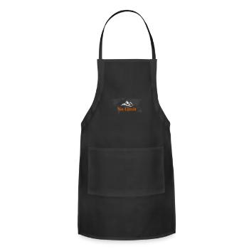 Hiking. The Mountains No Limit - Adjustable Apron - black - Front - Julia (174cm)
