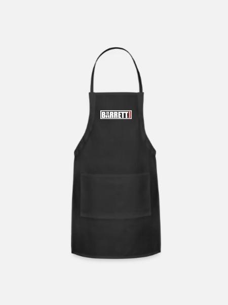 Barrett Sniper Rifle Firearms Army Weapon Logo - Adjustable Apron - black