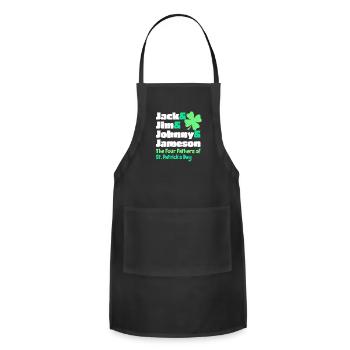 jack jim johnny Jameson The 4 FatheR - Adjustable Apron - black - Front - Julia (174cm)