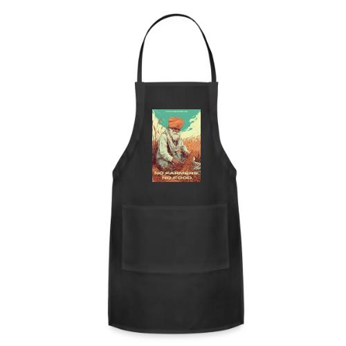 No Farmers, No Food, Sikh Farmer - Adjustable Apron