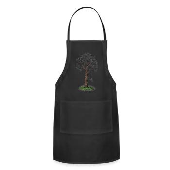 Tree Swing Sneaker - Adjustable Apron - black - Front - Julia (174cm)