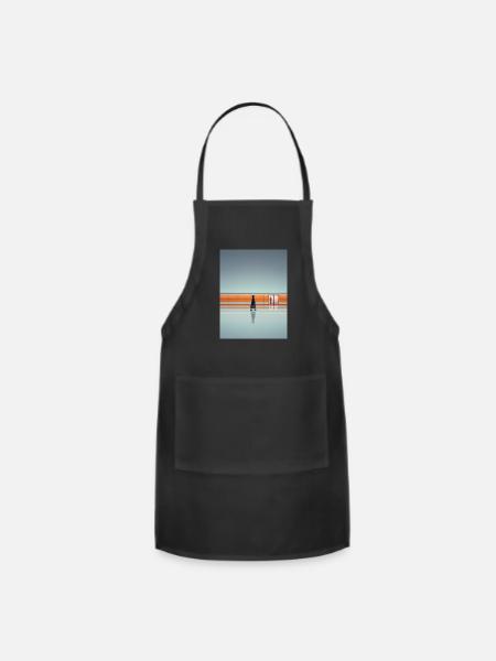 Futuristic Station - Adjustable Apron - black