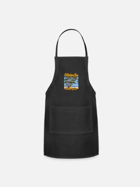 Plettenberg Bay South Africa - Adjustable Apron - black