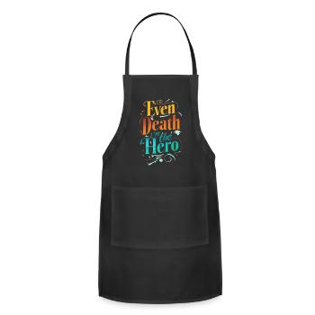 Heroic Resolve - Adjustable Apron - black - Front - Julia (174cm)