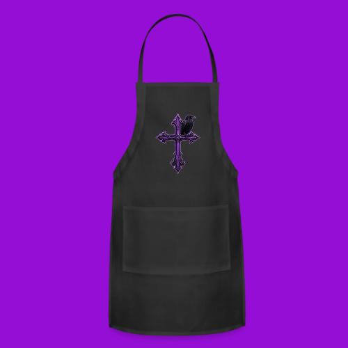 Gothix Raven Cross - Adjustable Apron