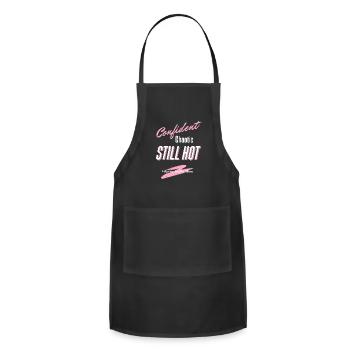 Operation Hot Mom - Empowerment Style - Adjustable Apron - black - Front - Julia (174cm)