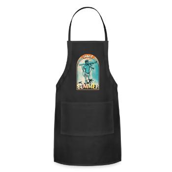 Aimed for summer. - Adjustable Apron - black - Front - Julia (174cm)